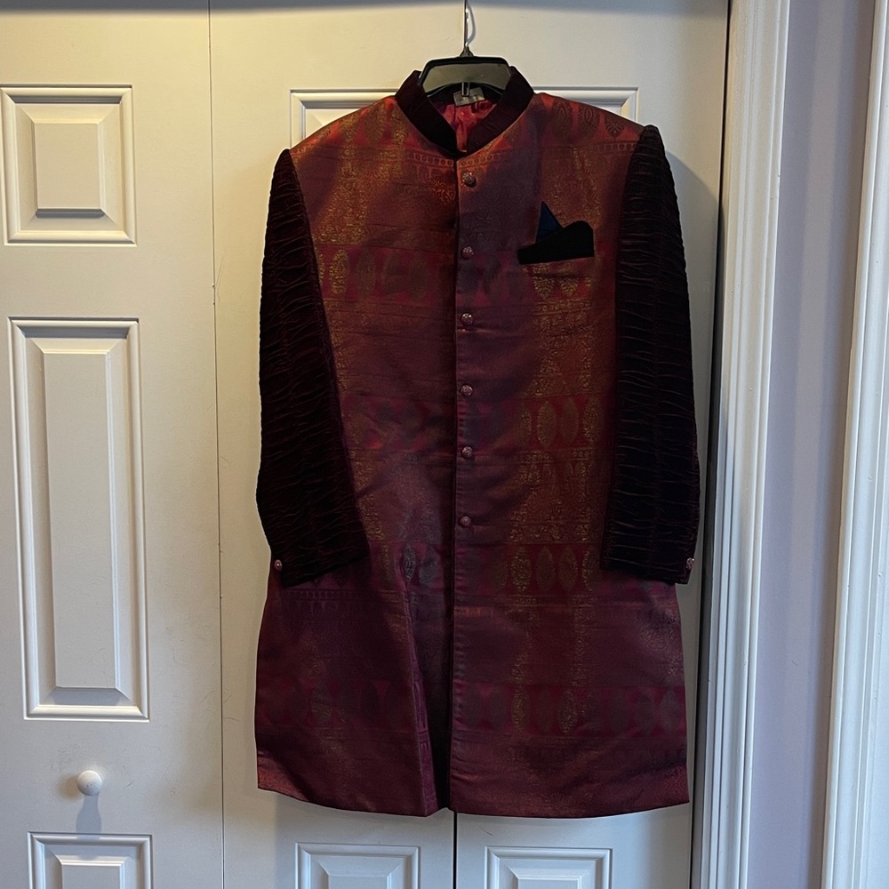Elegant Maroon Men's Jacket